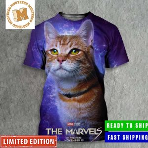 The Marvels Goose Characters Poster In Theaters November 10 All Over Print Shirt