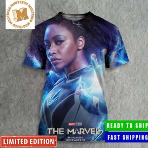 The Marvels Monica Rambeau Characters Poster In Theaters November 10 All Over Print Shirt