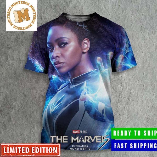 The Marvels Monica Rambeau Characters Poster In Theaters November 10 All Over Print Shirt