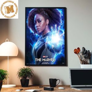 The Marvels Monica Rambeau Characters Poster In Theaters November 10 Home Decor Poster Canvas