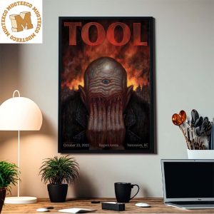 Tool In Vancouver BC Tonight At Rogers Arena October 23 2023 Home Decor Poster Canvas
