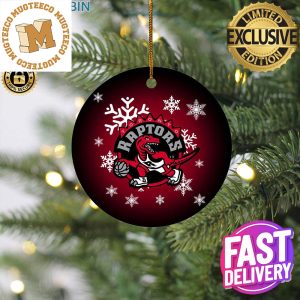 Toronto Raptors NBA Personalized 2023 Holiday Merry Christmas Decorations Ornament