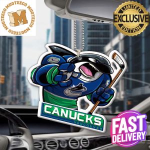 Vancouver Canucks NHL Mascot 2023 Holiday Gifts Custom Name Christmas Ornament