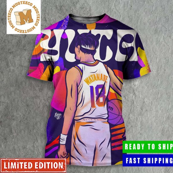 Yuta Watanabe NBA Phoenix Suns Yuta Man All Over Print Shirt