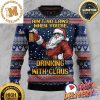 Ain’t No Laws When You’re Drinking Ketel One Vodka With Claus Ugly Christmas Sweater For Holiday 2023 Xmas Gifts