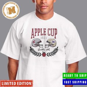 Apple Cup Match Washington Huskies Vs Washington State Cougars Heather Faceoff Unisex T-Shirt