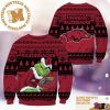 Arkansas State Red Wolves NCAA Grinch Funny Xmas 2023 Gift For Holiday Ugly Christmas Sweater