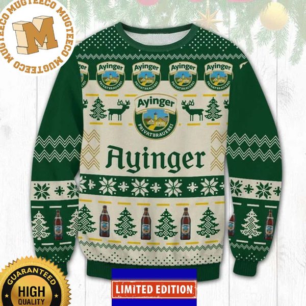 Ayinger Brewery Xmas Holiday Ugly Christmas Sweater