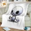X-Ray Snoopy Sugar Skull Fleece Blanket Bedding Decor Idea