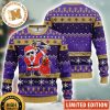 Baltimore Ravens Santa Gifts Custom Name Ugly Christmas Sweater