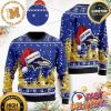 Baltimore Ravens Dabbing Santa Claus Ugly Christmas Sweater