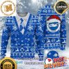 Brighton & Hove Albion FC Santa Hat Ugly Christmas Sweater For Holiday 2023 Xmas Gifts