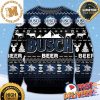 Busch Light Beer Ugly Christmas Sweater Orange Version For Holiday 2023 Xmas Gifts