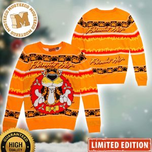 Cheetos Flamin Hot Chester Cheetah Holiday Ugly Christmas Sweater