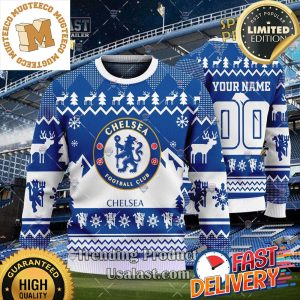 Chelsea Personalized 3D Ugly Christmas Sweater For Holiday 2023 Xmas Gifts