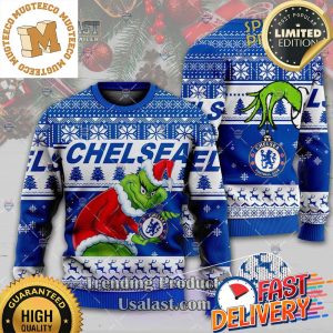 Chelsea x Grinch Xmas Ugly Sweater For Holiday 2023 Xmas Gifts