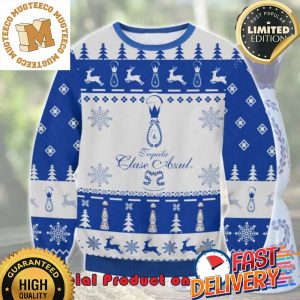 Clase Azul Tequila Reindeer Ugly Christmas Sweater For Holiday 2023 Xmas Gifts