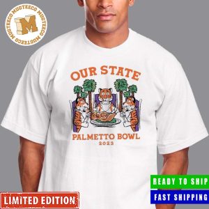 Clemson Tigers Our State Palmetto Bowl 2023 Unisex T-Shirt
