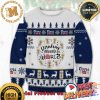 Coors Banquet Santa Kissmyass Funny Snowflakes Ugly Christmas Sweater For Holiday 2023 Xmas Gifts