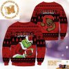 Davidson Wildcats NCAA Grinch Funny Xmas 2023 Gift For Holiday Ugly Christmas Sweater