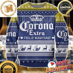 Corona Extra Feliz Navidad Ugly Christmas Sweater For Holiday 2023 Xmas Gifts