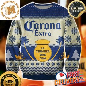 Corona Extra la Cerveza Mas Fina 3D Christmas Ugly Sweater For Holiday 2023 Xmas Gifts