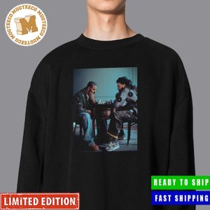 Drake And J Cole First Person Shooter Music Video Chess Match Scene As Ronaldo And Messi Poster Unisex T-Shirt