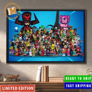 Every Fortnite Skin Into Lego Minifigures Home Decorations Poster Canvas