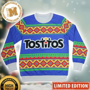 Frito Lay Tostitos Snack Knitted Ugly Christmas Sweater