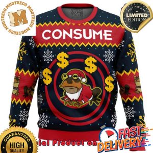 Futurama Consume Snowflakes Ugly Christmas Sweater For Holiday 2023 Xmas Gifts