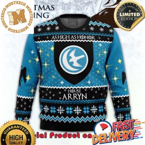 GOT Game of Thrones House Arryn Ugly Christmas Sweater For Holiday 2023 Xmas Gifts