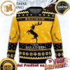 GOT Game of Thrones House Black And White Ugly Christmas Sweater For Holiday 2023 Xmas Gifts