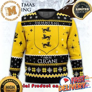 GOT Game of Thrones House Clegane Ugly Christmas Sweater For Holiday 2023 Xmas Gifts