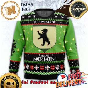 GOT Game of Thrones House Mormont Ugly Christmas Sweater For Holiday 2023 Xmas Gifts