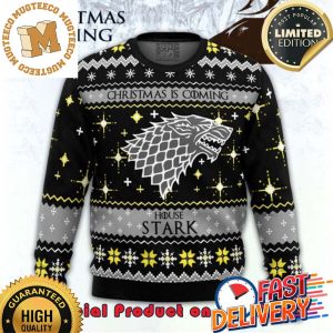 GOT Game of Thrones House Stark Ugly Christmas Sweater For Holiday 2023 Xmas Gifts