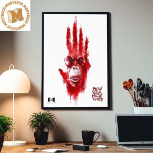 Godzilla x Kong The New Empire First Poster Canvas For Home Decorations