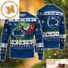 Grinch Stole Pittsburgh Panthers NCAA Funny Xmas 2023 Gift For Holiday Ugly Christmas Sweater