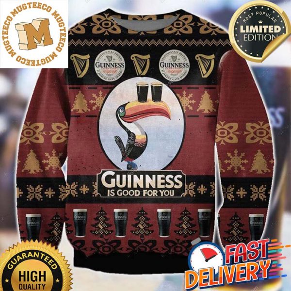 Guinness 1759 Beer 3D Christmas Ugly Sweater For Holiday 2023 Xmas Gifts