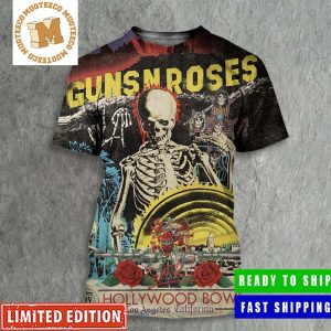 Guns N Roses Hollywood Bowl Los Angeles California Day 2 Nov 2nd 2023 Poster All Over Print Shirt