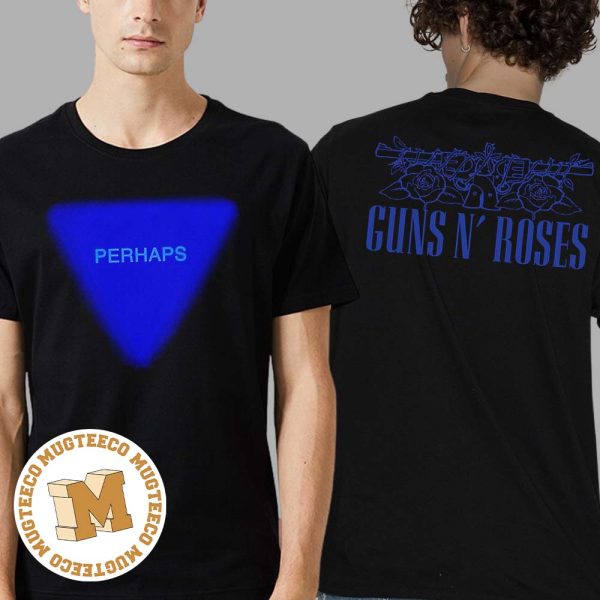 Guns N Roses Perhaps Single With Iconic Logo Two Sides Print Unisex T-Shirt