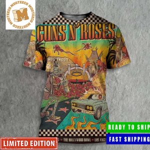 Guns N Roses The Hollywood Bowl Making History In Los Angeles November 2023 Poster All Over Print Shirt