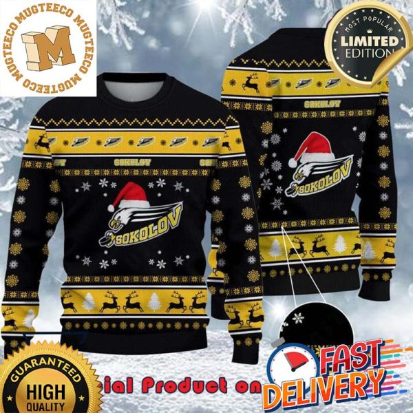 HC Banik Sokolov Santa Hat Ugly Christmas Sweater For Holiday 2023 Xmas Gifts