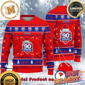 HC RT Torax Poruba Tipsport Extraliga Santa Hat Ugly Christmas Sweater For Holiday 2023 Xmas Gifts