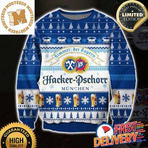 Hacker-Pschorr Brewery Beer Ugly Christmas Sweater For Holiday 2023 Xmas Gifts