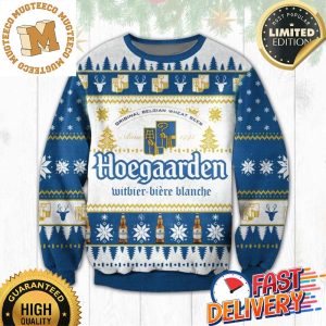 Hoegaarden Original Belgian Wheat Beer Christmas Ugly Sweater For Holiday 2023 Xmas Gifts