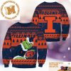 Houston Cougars NCAA Grinch Funny Xmas 2023 Gift For Holiday Ugly Christmas Sweater