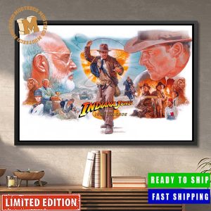 Indiana Jones And The Last Crusade Poster Canvas For Home Decorations
