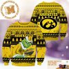 Iowa State Cyclones NCAA Grinch Funny Xmas 2023 Gift For Holiday Ugly Christmas Sweater