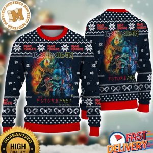 Iron Maiden The Future Past Tour 2023 Ugly Christmas Sweater
