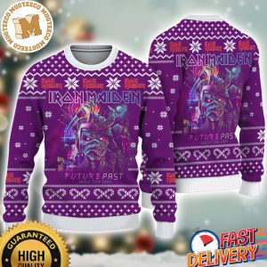 Iron Maiden The Future Past World Tour 2024 Ugly Christmas Sweater